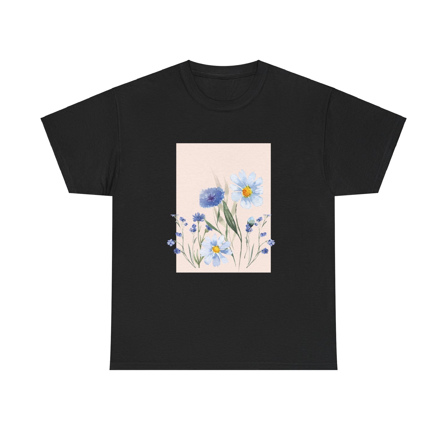 Flowers Tshirt, Boho Wildflowers Tshirt, Boho Flowers Shirt, Floral Nature Shirt, Art Nouveau Art Deco Shirt, Flowers Lover Graphic TeeShirt
