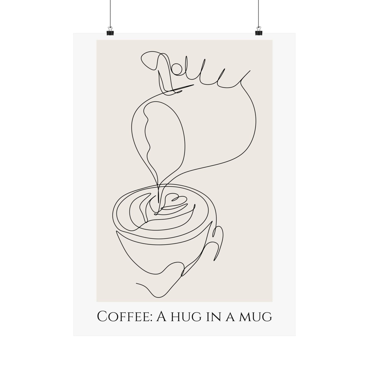 Coffee bar wall art | minimalist kitchen print | coffee print | coffee poster | coffee gift | kitchen decor | Coffee lover Humour