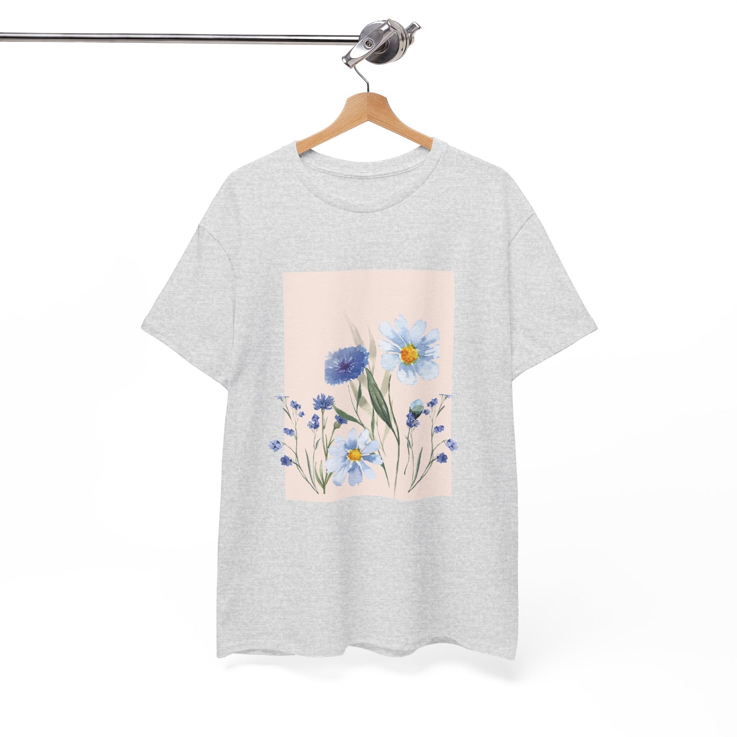 Flowers Tshirt, Boho Wildflowers Tshirt, Boho Flowers Shirt, Floral Nature Shirt, Art Nouveau Art Deco Shirt, Flowers Lover Graphic TeeShirt