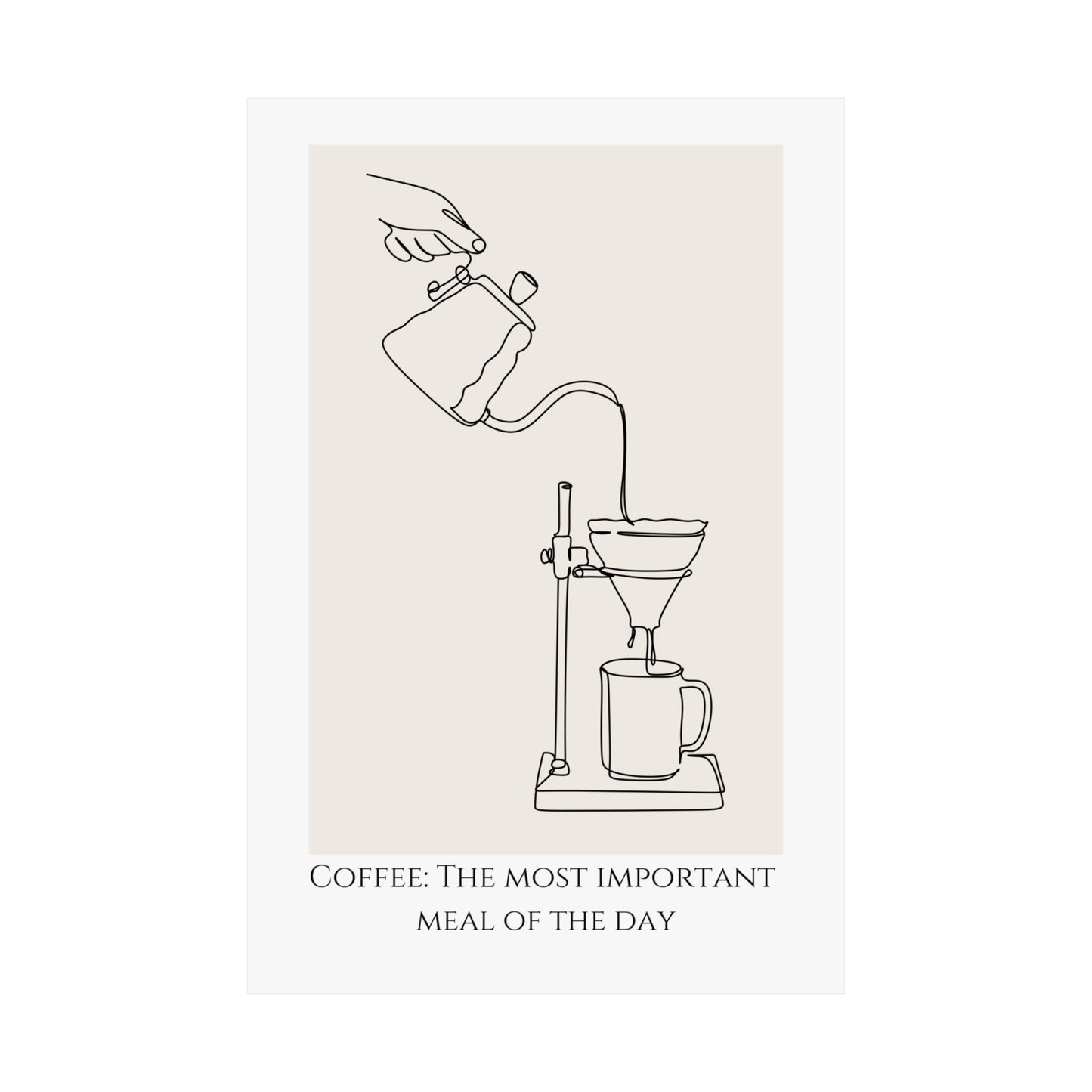 Coffee bar wall art | minimalist kitchen print | coffee print | coffee poster | coffee gift | kitchen decor | Coffee lover Humour