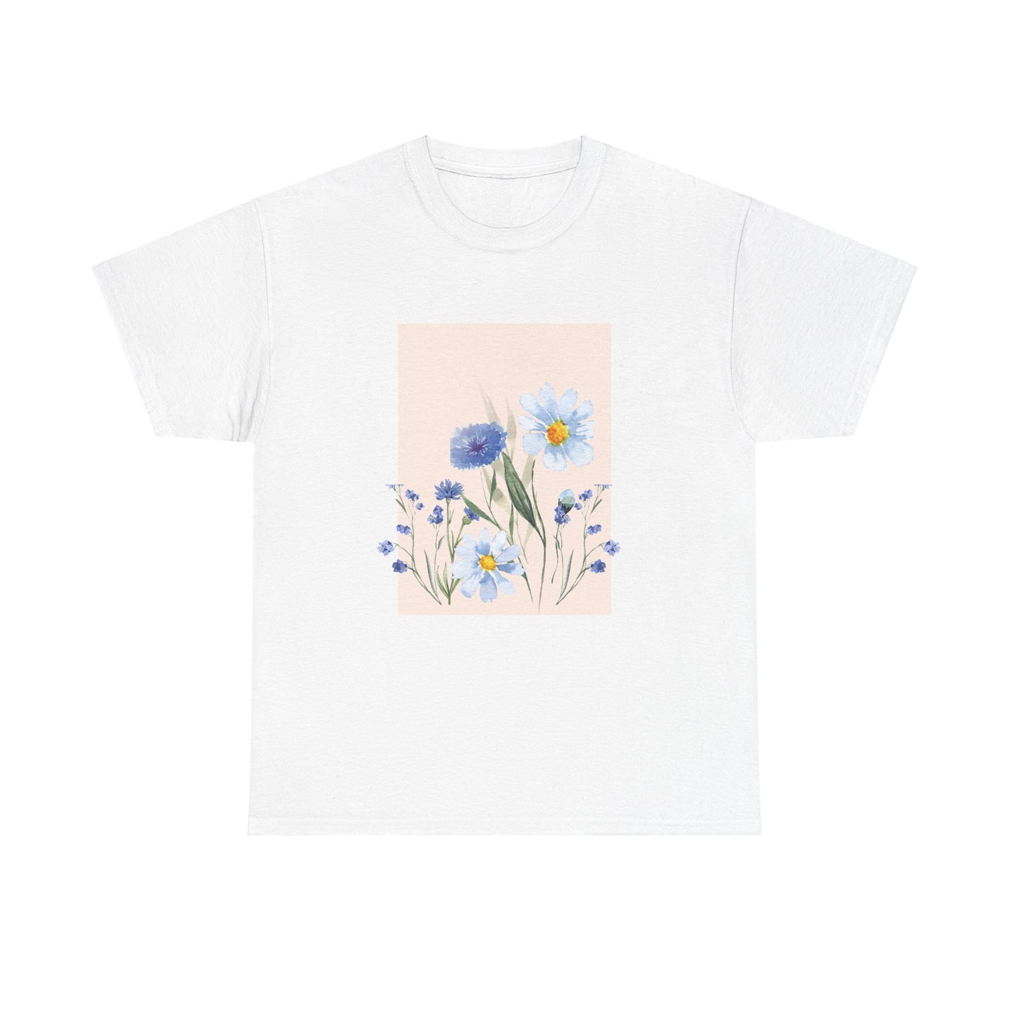 Flowers Tshirt, Boho Wildflowers Tshirt, Boho Flowers Shirt, Floral Nature Shirt, Art Nouveau Art Deco Shirt, Flowers Lover Graphic TeeShirt