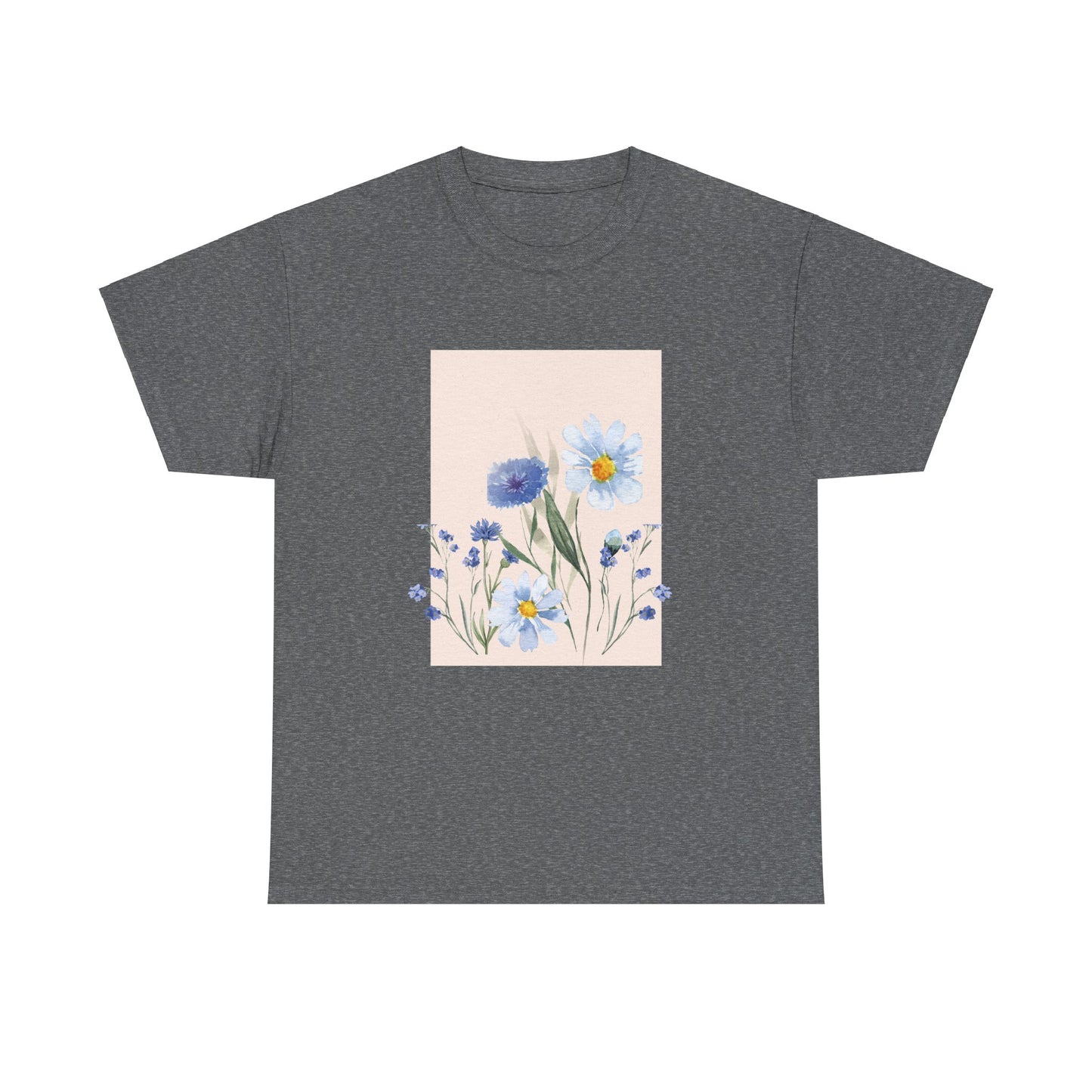 Flowers Tshirt, Boho Wildflowers Tshirt, Boho Flowers Shirt, Floral Nature Shirt, Art Nouveau Art Deco Shirt, Flowers Lover Graphic TeeShirt