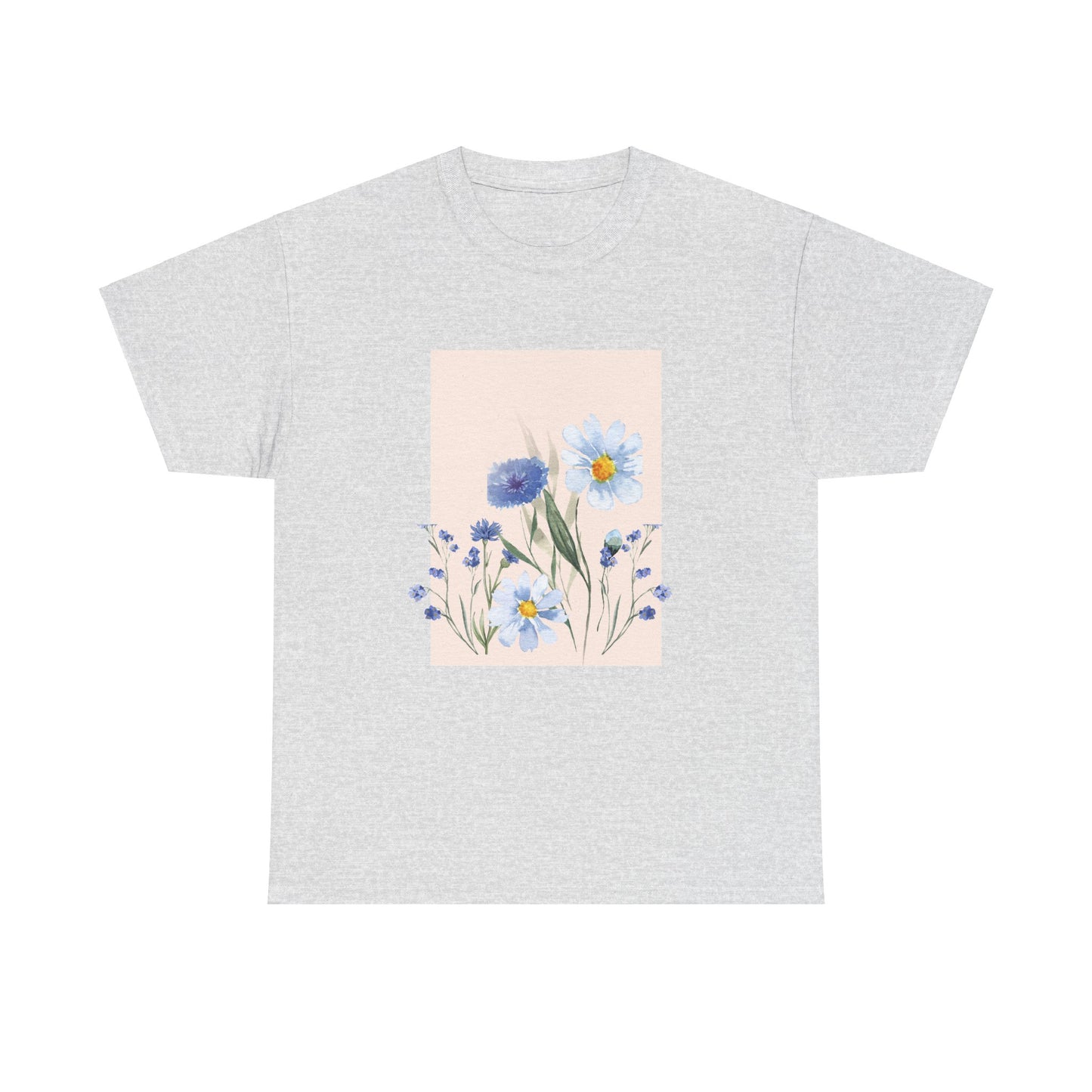 Flowers Tshirt, Boho Wildflowers Tshirt, Boho Flowers Shirt, Floral Nature Shirt, Art Nouveau Art Deco Shirt, Flowers Lover Graphic TeeShirt