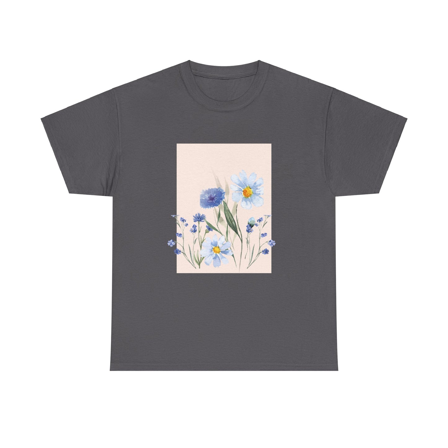 Flowers Tshirt, Boho Wildflowers Tshirt, Boho Flowers Shirt, Floral Nature Shirt, Art Nouveau Art Deco Shirt, Flowers Lover Graphic TeeShirt