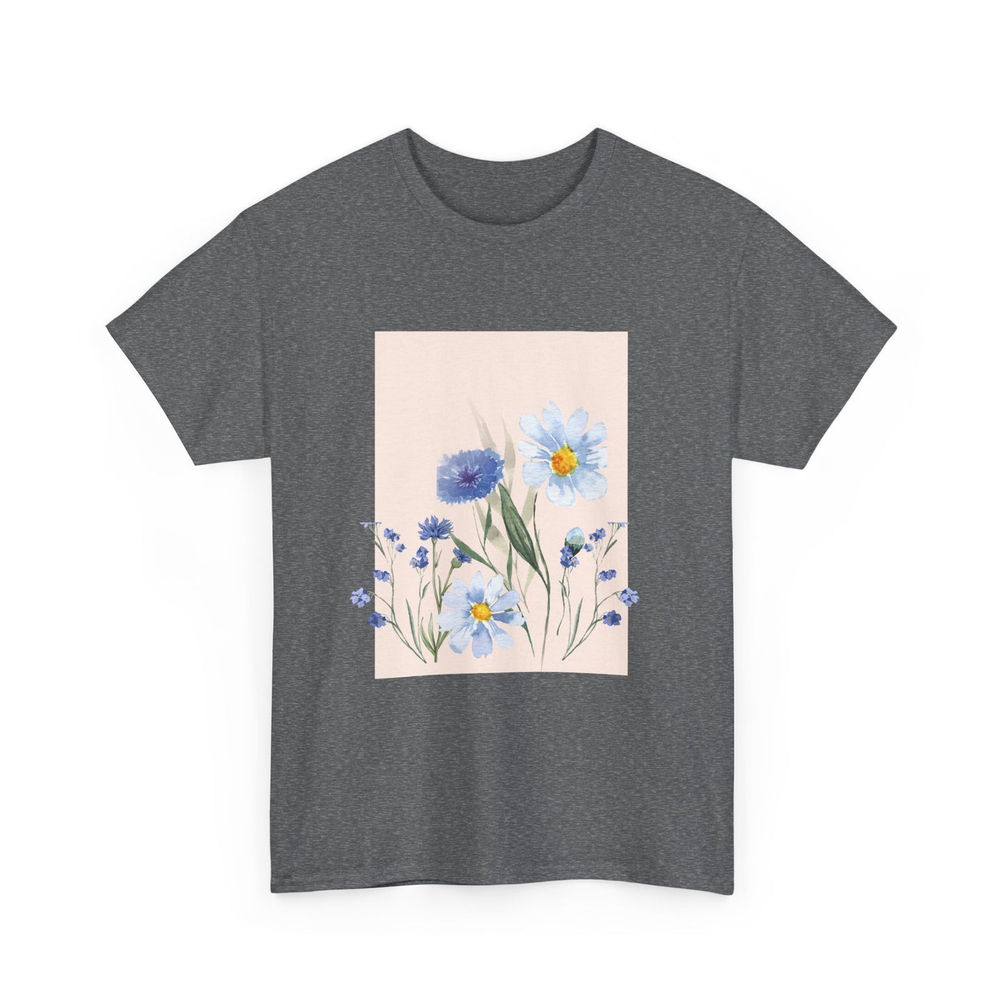 Flowers Tshirt, Boho Wildflowers Tshirt, Boho Flowers Shirt, Floral Nature Shirt, Art Nouveau Art Deco Shirt, Flowers Lover Graphic TeeShirt