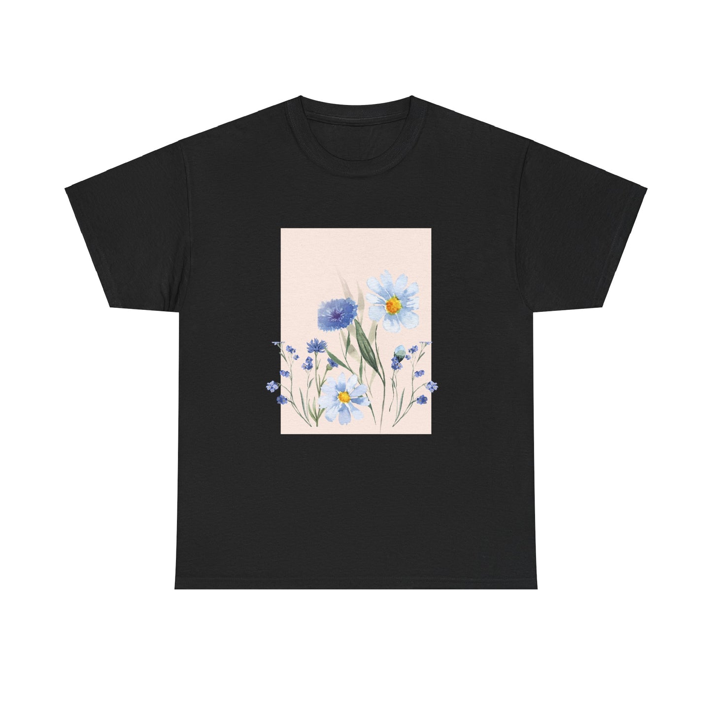 Flowers Tshirt, Boho Wildflowers Tshirt, Boho Flowers Shirt, Floral Nature Shirt, Art Nouveau Art Deco Shirt, Flowers Lover Graphic TeeShirt