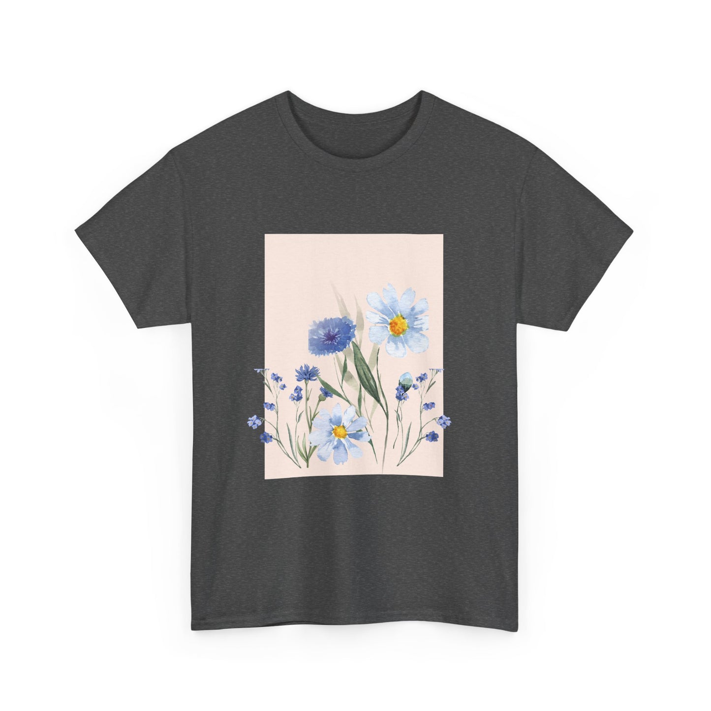 Flowers Tshirt, Boho Wildflowers Tshirt, Boho Flowers Shirt, Floral Nature Shirt, Art Nouveau Art Deco Shirt, Flowers Lover Graphic TeeShirt