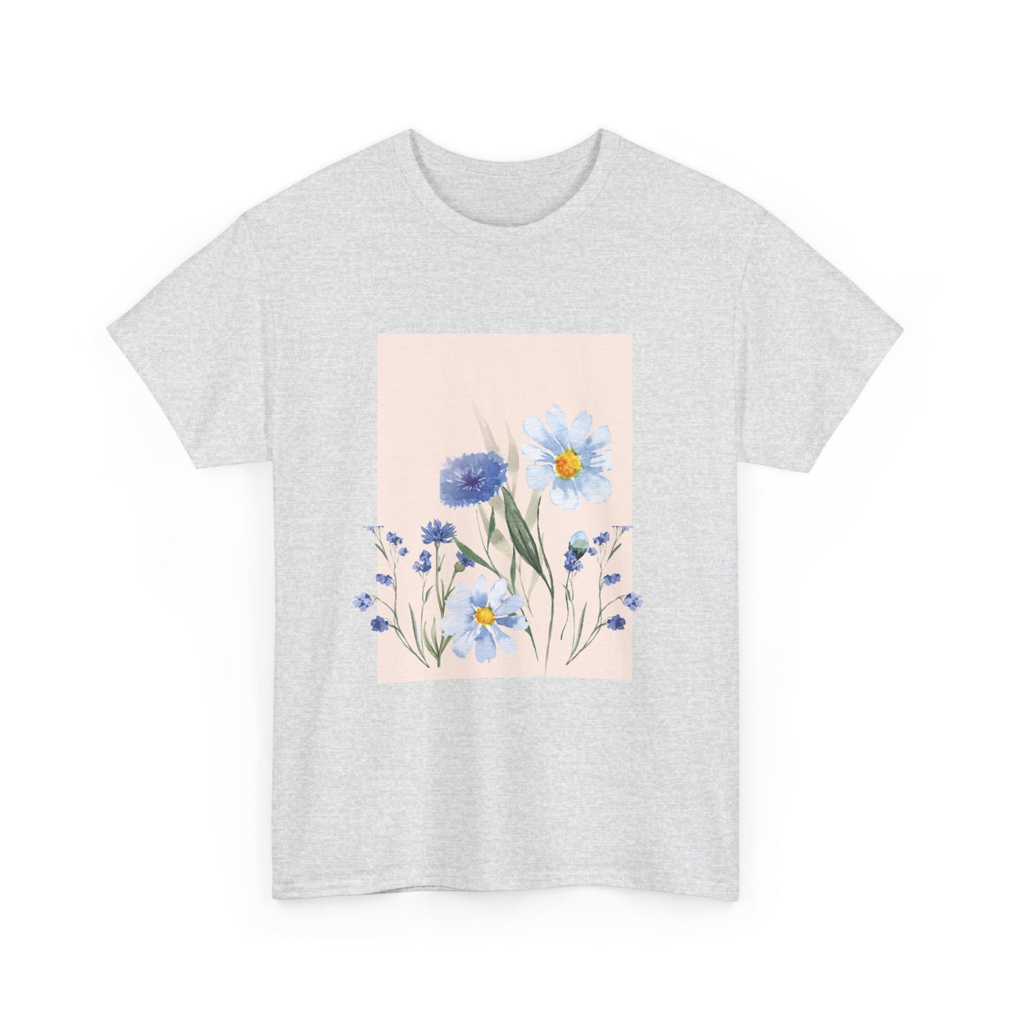 Flowers Tshirt, Boho Wildflowers Tshirt, Boho Flowers Shirt, Floral Nature Shirt, Art Nouveau Art Deco Shirt, Flowers Lover Graphic TeeShirt