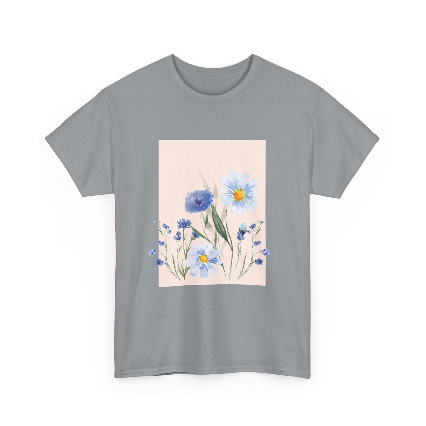 Flowers Tshirt, Boho Wildflowers Tshirt, Boho Flowers Shirt, Floral Nature Shirt, Art Nouveau Art Deco Shirt, Flowers Lover Graphic TeeShirt