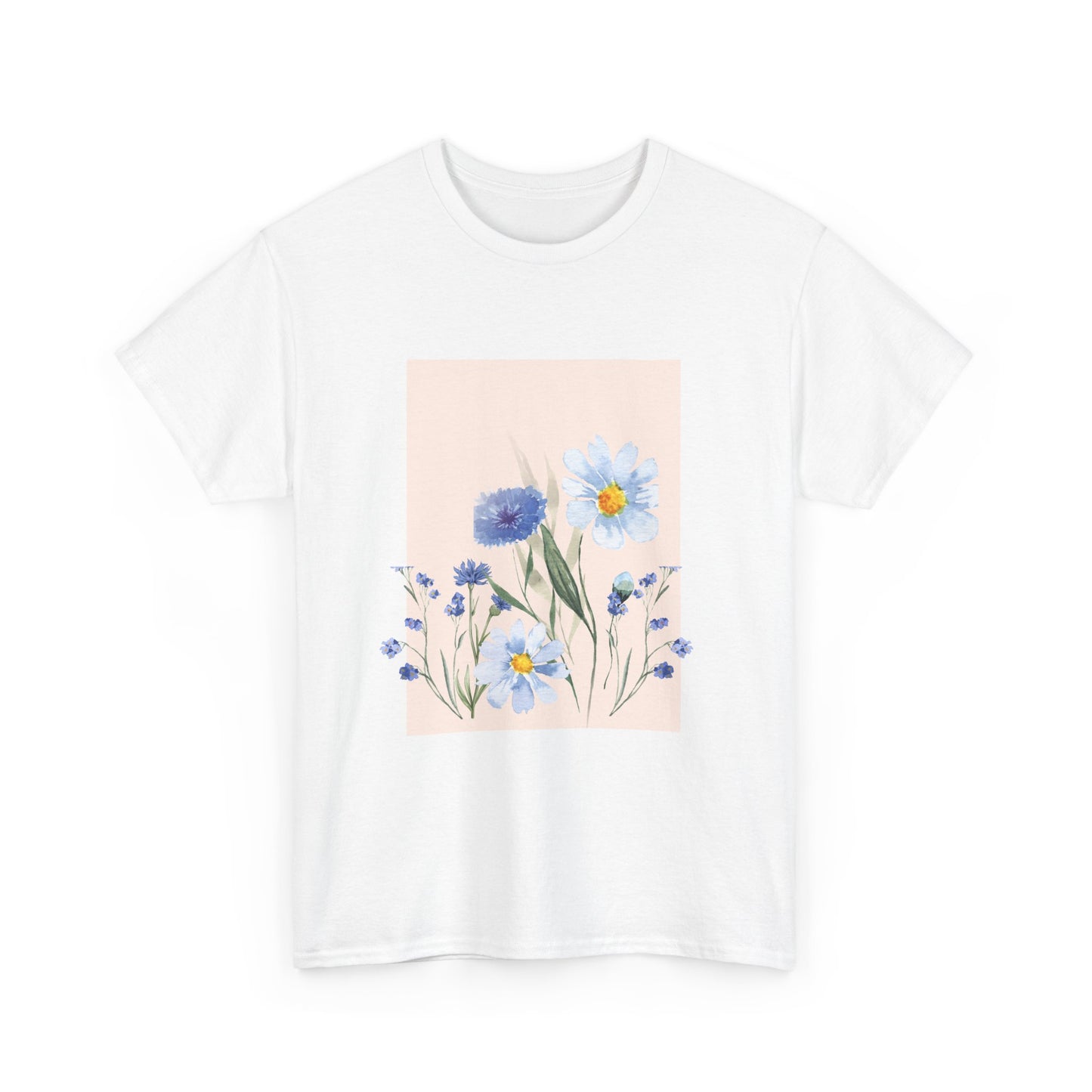 Flowers Tshirt, Boho Wildflowers Tshirt, Boho Flowers Shirt, Floral Nature Shirt, Art Nouveau Art Deco Shirt, Flowers Lover Graphic TeeShirt